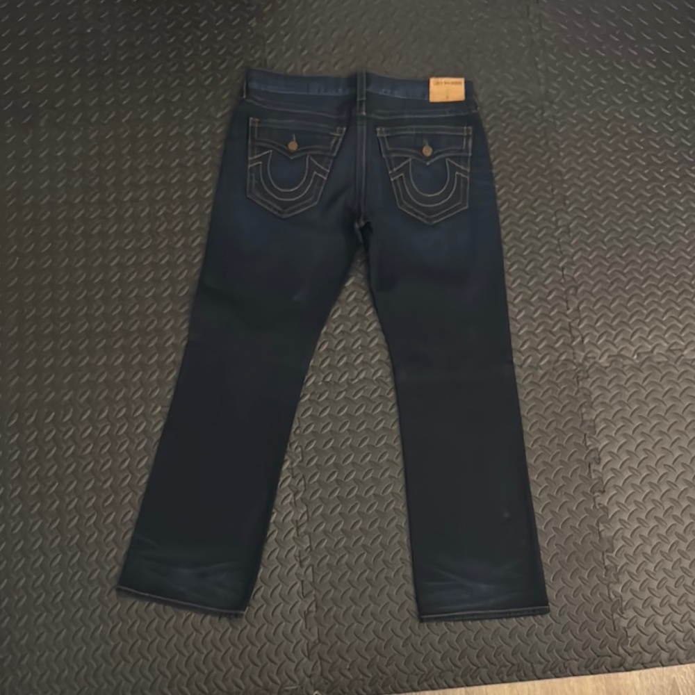 True Religion Men's Dark Blue Jeans